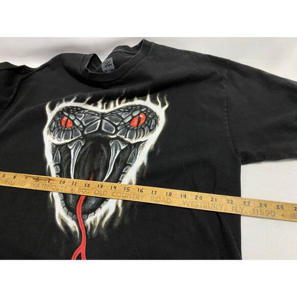 WWE Randy Orton RKO Snake Wrestling T-shirt Black Mens Size XL Wrestling Tee - Picture 9 of 9
